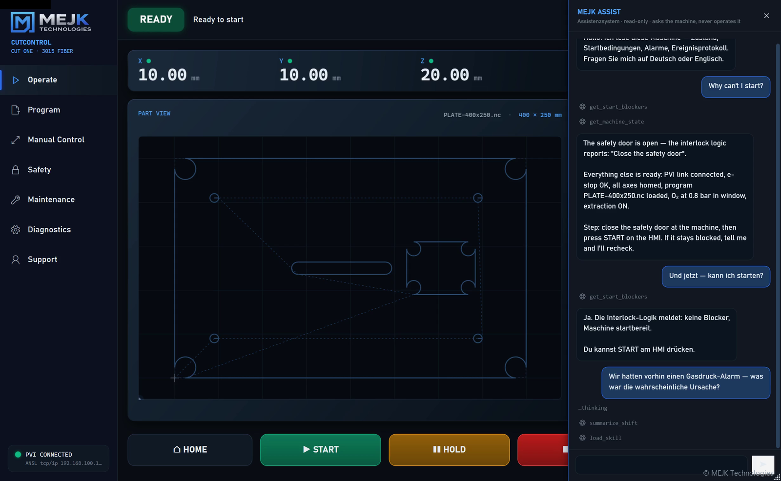 MEJK Assist — Skill Diagnosis